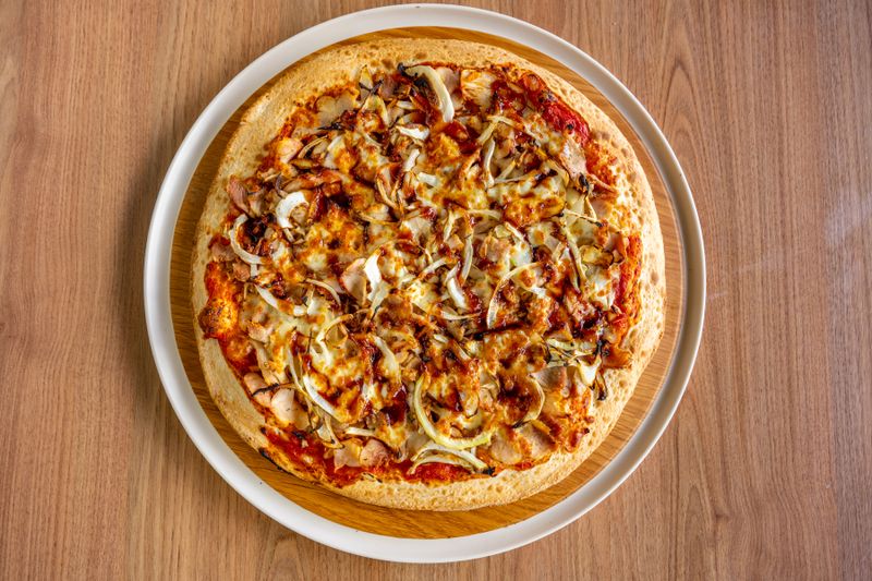 mod pizza BBQ chicken pie