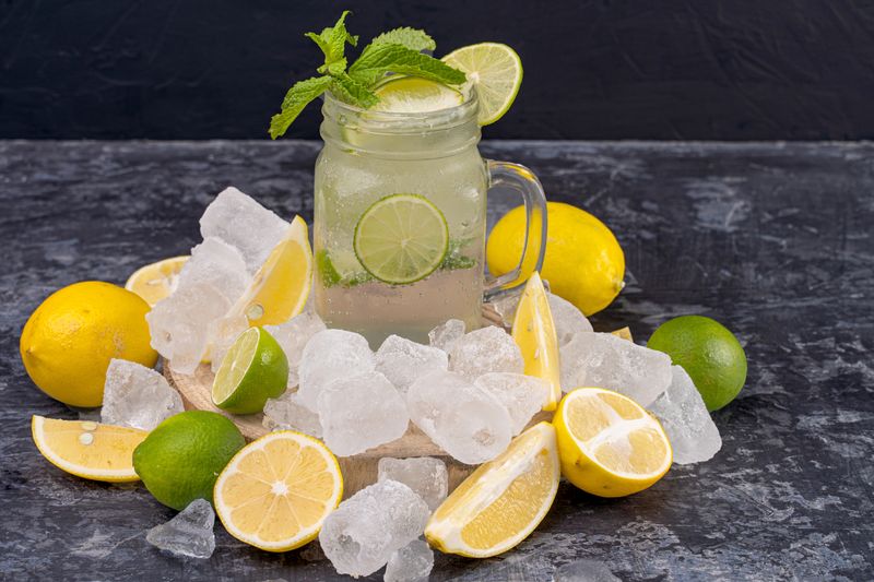 fresh lemonade at Mod Pizza